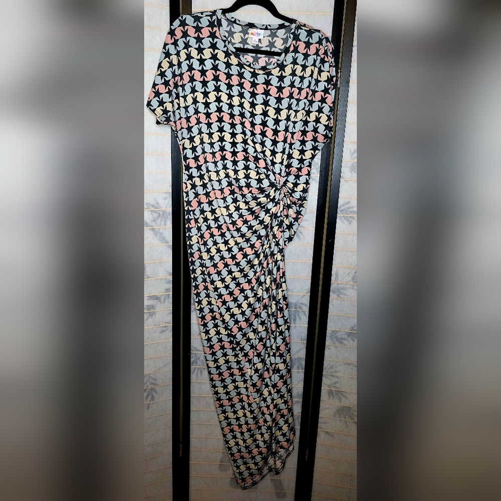 Star Patterned Maxi Dress